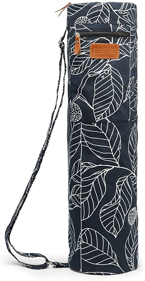 ELENTURE Full-Zip Exercise Yoga Mat Carry Bag with Multi-Functional Storage Pockets
